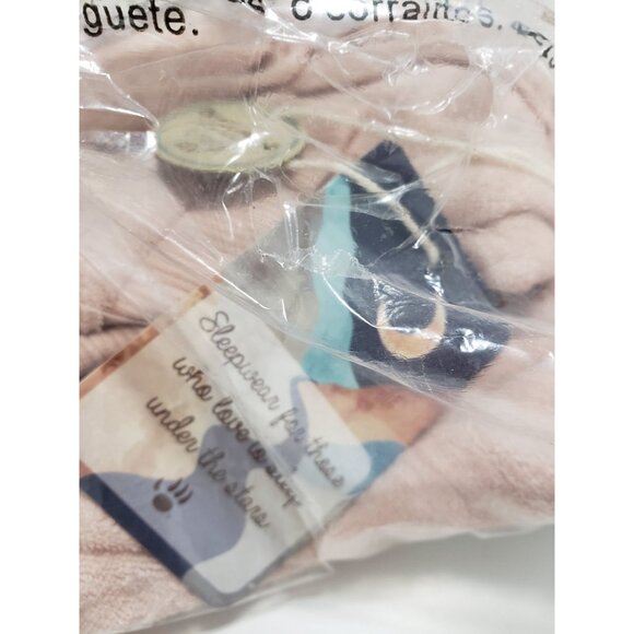 Bearpaw Big Girls Terry Knit Lounge Set - Short Sleeve in Rose Smoke- Size 10/12 - Picture 6 of 6